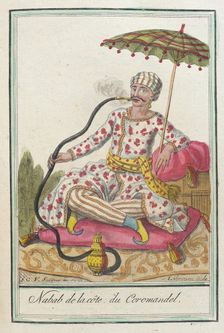Costumes de Différents Pays, Nabab de la Côte du Coromandel c1797. Creators: Jacques Grasset de Saint-Sauveur, LF Labrousse