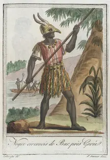 Costumes de Différents Pays, Negre Circoncis de Bar, Près Gorée c1797. Creators: Jacques Grasset de Saint-Sauveur, LF Labrousse