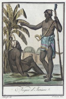 Costumes de Différents Pays, Negre d'Issinie c1797. Creators: Jacques Grasset de Saint-Sauveur, LF Labrousse