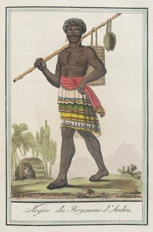 Costumes de Différents Pays, Negre du Royaume d'Ardra c1797. Creators: Jacques Grasset de Saint-Sauveur, LF Labrousse
