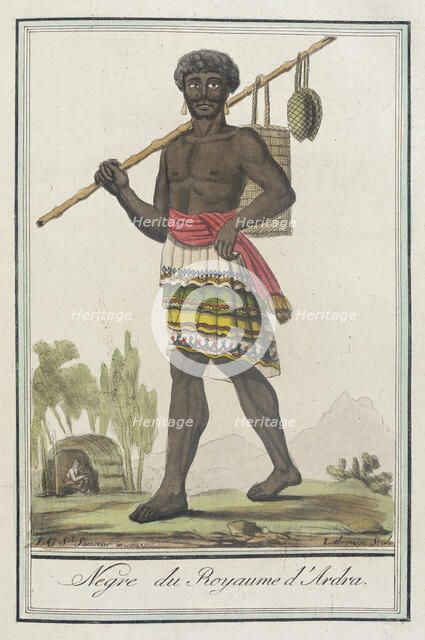 Costumes de Différents Pays, 'Negre du Royaume d'Ardra', c1797. Creators: Jacques Grasset de Saint-Sauveur, LF Labrousse.