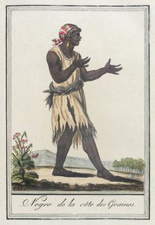 Costumes de Différents Pays, Negre de la Côte des Graines c1797. Creators: Jacques Grasset de Saint-Sauveur, LF Labrousse
