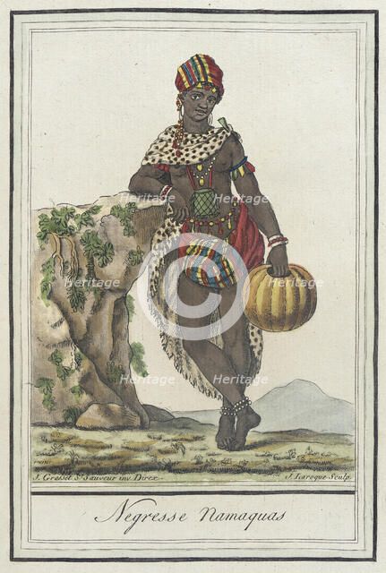 Costumes de Différents Pays, 'Negresse Namaquas', c1797. Creators: Jacques Grasset de Saint-Sauveur, LF Labrousse.