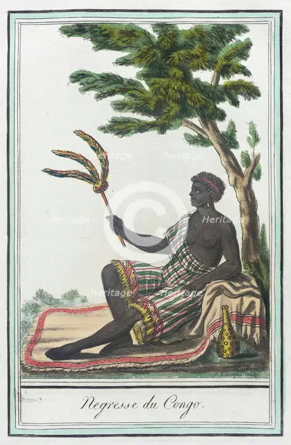 Costumes de Différents Pays, 'Negresse du Congo', c1797. Creators: Jacques Grasset de Saint-Sauveur, LF Labrousse.