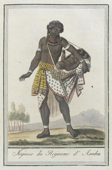 Costumes de Différents Pays, Negresse du Roÿaume d'Aardra c1797. Creators: Jacques Grasset de Saint-Sauveur, LF Labrousse