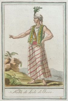 Costumes de Différents Pays, Noble de l'Isle de Java c1797. Creators: Jacques Grasset de Saint-Sauveur, LF Labrousse