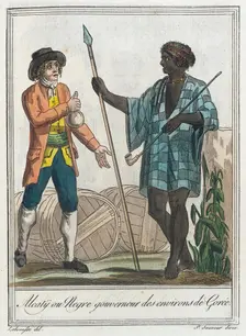 Costumes de Différents Pays, Alcatÿ ou Negre Gouverneur des Environs de Gorée c1797. Creator: Jacques Grasset de Saint-Sauveur