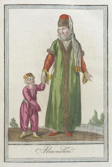 Costumes de Différents Pays, Armenienne c1797. Creators: Jacques Grasset de Saint-Sauveur, LF Labrousse