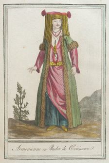 Costumes de Différents Pays, Armenienne en Habit de Cérémonie c1797. Creator: Jacques Grasset de Saint-Sauveur