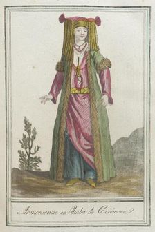 Costumes de Différents Pays, Armenienne en Habit de Cérémonie c1797. Creator: Jacques Grasset de Saint-Sauveur