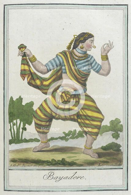 Costumes de Différents Pays, 'Bayadere', c1797. Creators: Jacques Grasset de Saint-Sauveur, LF Labrousse.