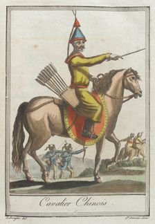 Costumes de Différents Pays, Cavalier Chinois c1797. Creators: Jacques Grasset de Saint-Sauveur, LF Labrousse