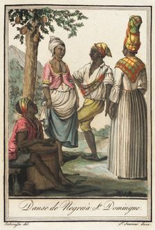 Costumes de Différents Pays, Danse de Negres à St. Domingue c1797. Creator: Jacques Grasset de Saint-Sauveur
