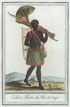 Costumes de Différents Pays, Esclave Favori du Roi de Congo c1797. Creators: Jacques Grasset de Saint-Sauveur, LF Labrousse