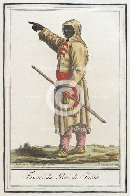 Costumes de Différents Pays, 'Favori du Roi de Guida', c1797. Creator: Jacques Grasset de Saint-Sauveur.