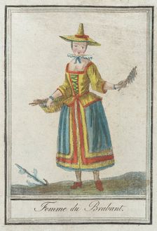 Costumes de Différents Pays, Femme du Brabant c1797. Creators: Jacques Grasset de Saint-Sauveur, LF Labrousse