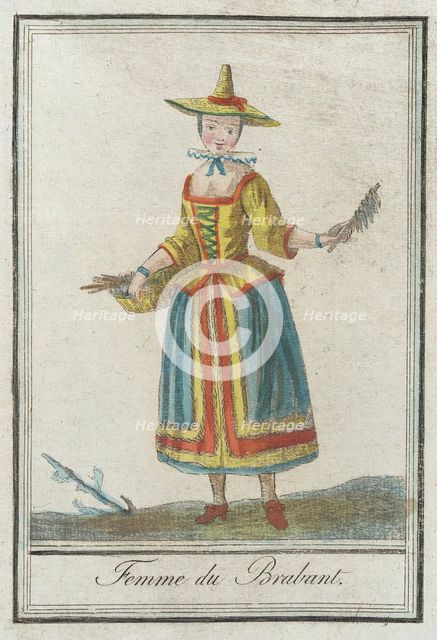 Costumes de Différents Pays, 'Femme du Brabant', c1797. Creators: Jacques Grasset de Saint-Sauveur, LF Labrousse.