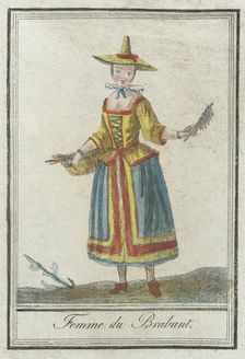 Costumes de Différents Pays, Femme du Brabant c1797. Creators: Jacques Grasset de Saint-Sauveur, LF Labrousse