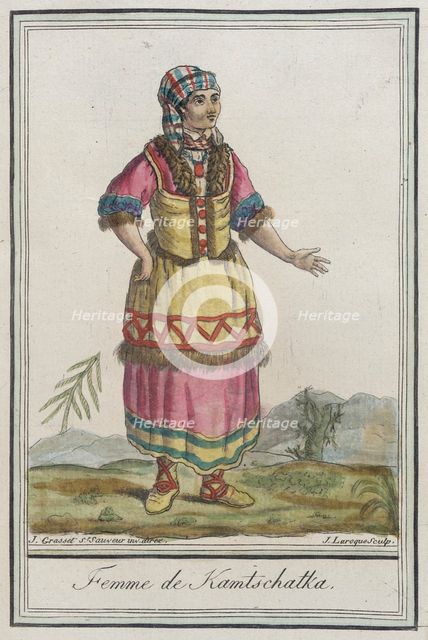 Costumes de Différents Pays, 'Femme de Kamtschatka', c1797. Creator: Jacques Grasset de Saint-Sauveur.