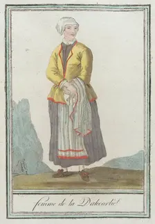 Costumes de Différents Pays, Femme de la Dalecarlie c1797. Creator: Jacques Grasset de Saint-Sauveur