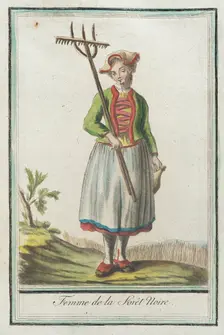Costumes de Différents Pays, Femme de la Forêt Noire c1797. Creators: Jacques Grasset de Saint-Sauveur, LF Labrousse