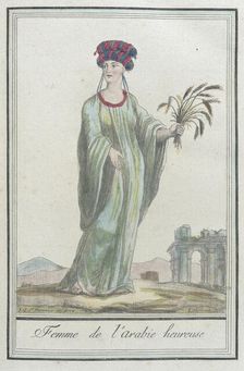 Costumes de Différents Pays, Femme de l'Arabie Heureuse c1797. Creators: Jacques Grasset de Saint-Sauveur, LF Labrousse