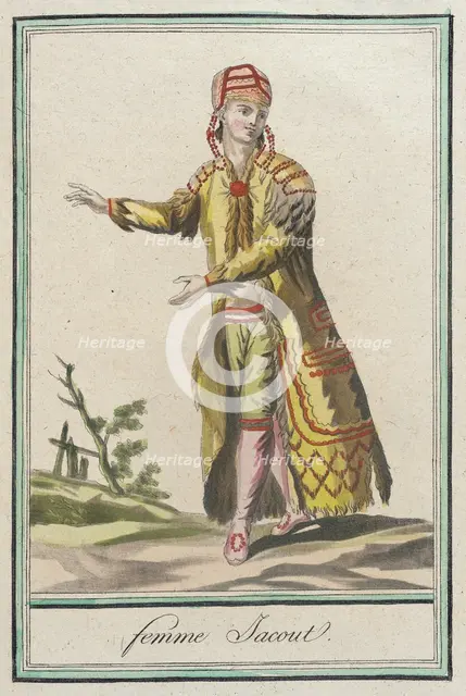 Costumes de Différents Pays, 'Femme Gacout', c1797. Creator: Jacques Grasset de Saint-Sauveur.