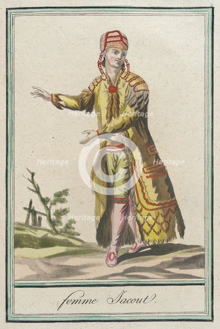 Costumes de Différents Pays, 'Femme Gacout', c1797. Creator: Jacques Grasset de Saint-Sauveur.