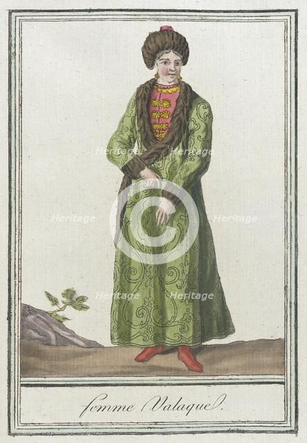 Costumes de Différents Pays, 'Femme Valaque', c1797. Creator: Jacques Grasset de Saint-Sauveur.