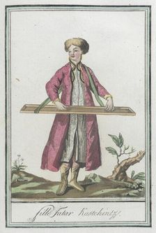 Costumes de Différents Pays, Fille Jatar Kastchintz c1797. Creator: Jacques Grasset de Saint-Sauveur