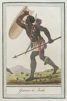 Costumes de Différents Pays, Guerrier de Guida c1797. Creator: Jacques Grasset de Saint-Sauveur