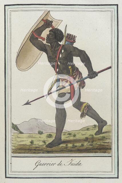 Costumes de Différents Pays, 'Guerrier de Guida', c1797. Creator: Jacques Grasset de Saint-Sauveur.