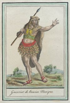 Costumes de Différents Pays, Guerrier de l'Ancien Mexique c1797. Creator: Jacques Grasset de Saint-Sauveur