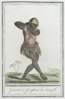 Costumes de Différents Pays, Guiriot ou Jongeur du Senegal c1797. Creators: Jacques Grasset de Saint-Sauveur, LF Labrousse