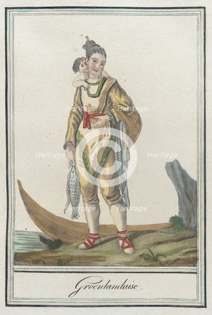 Costumes de Différents Pays, 'Groenlandaise', c1797. Creators: Jacques Grasset de Saint-Sauveur, LF Labrousse.