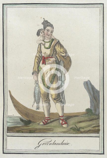 Costumes de Différents Pays, 'Groenlandaise', c1797. Creators: Jacques Grasset de Saint-Sauveur, LF Labrousse.
