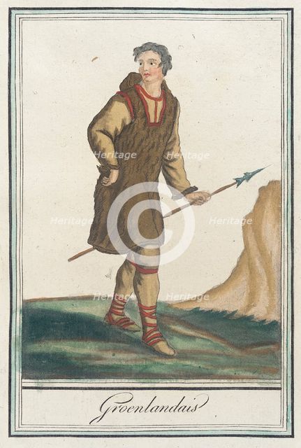 Costumes de Différents Pays, 'Groenlandais', c1797. Creators: Jacques Grasset de Saint-Sauveur, LF Labrousse.