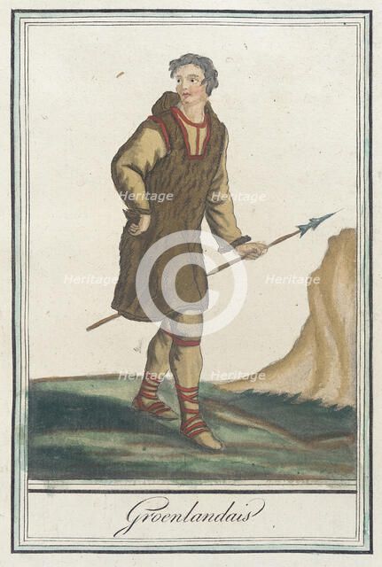 Costumes de Différents Pays, 'Groenlandais', c1797. Creators: Jacques Grasset de Saint-Sauveur, LF Labrousse.