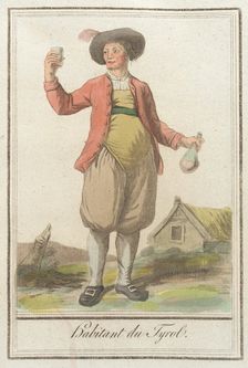 Costumes de Différents Pays, Habitant du Tyrol c1797. Creator: Jacques Grasset de Saint-Sauveur