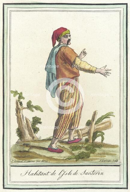 Costumes de Différents Pays, 'Habitant de l'Isle de Santorin', c1797. Creator: Jacques Grasset de Saint-Sauveur.