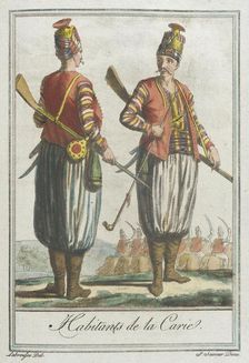 Costumes de Différents Pays, Habitants de la Carie c1797. Creator: Jacques Grasset de Saint-Sauveur