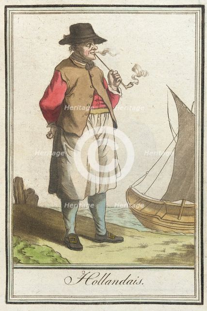 Costumes de Différents Pays, 'Hollandais', c1797. Creator: Jacques Grasset de Saint-Sauveur.