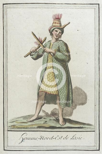 Costumes de Différents Pays, 'Homme-Nord-Est de l'Asie', c1797. Creator: Jacques Grasset de Saint-Sauveur.
