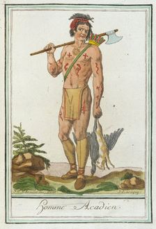 Costumes de Différents Pays, Homme Acadien c1797. Creator: Jacques Grasset de Saint-Sauveur