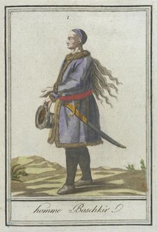 Costumes de Différents Pays, Homme Baschkir c1797. Creators: Jacques Grasset de Saint-Sauveur, LF Labrousse