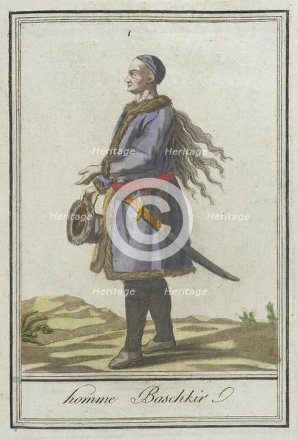 Costumes de Différents Pays, 'Homme Baschkir', c1797. Creators: Jacques Grasset de Saint-Sauveur, LF Labrousse.