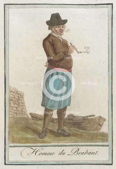 Costumes de Différents Pays, 'Homme du Brabant', c1797. Creator: Jacques Grasset de Saint-Sauveur.