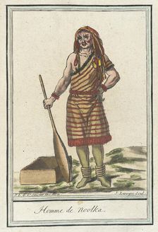 Costumes de Différents Pays, Homme de Nootka c1797. Creators: Jacques Grasset de Saint-Sauveur, LF Labrousse