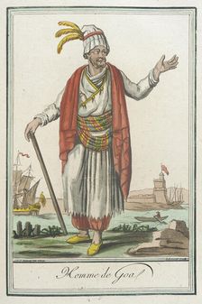 Costumes de Différents Pays, Homme de Goa c1797. Creators: Jacques Grasset de Saint-Sauveur, LF Labrousse