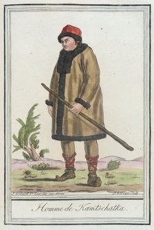 Costumes de Différents Pays, Homme de Kamtschatka c1797. Creators: Jacques Grasset de Saint-Sauveur, LF Labrousse